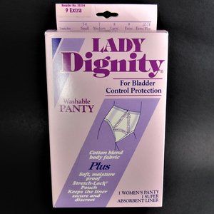 Bladder Control Protection Washable Panty made USA